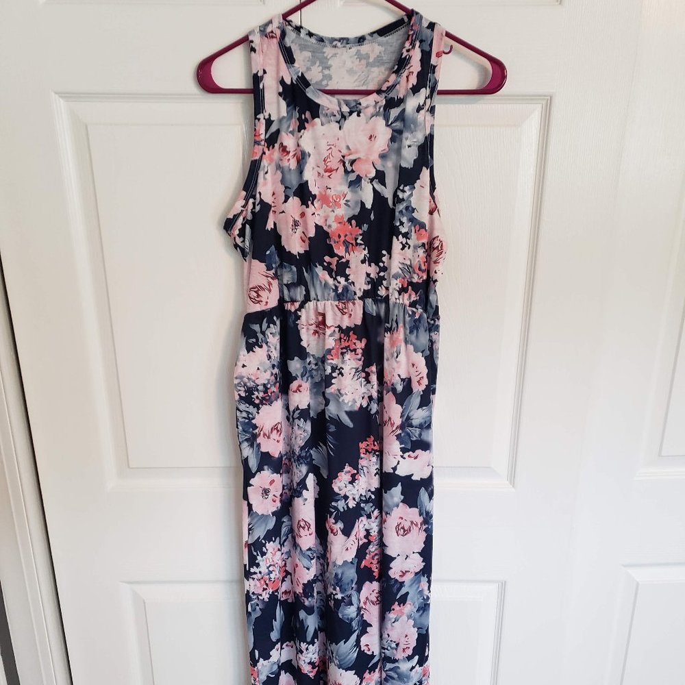 Casual Floral Maxi Dress
